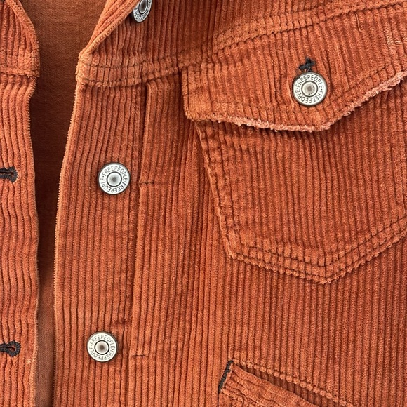 Free People Corduroy Rust Jacket - Picture 2 of 4